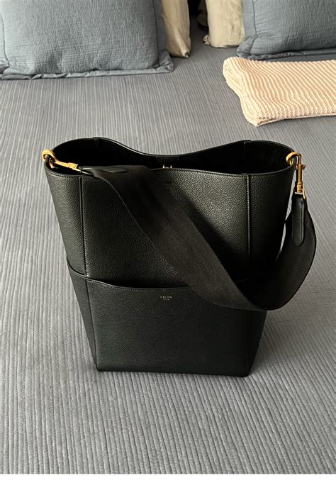 celine sangle bucket bag review